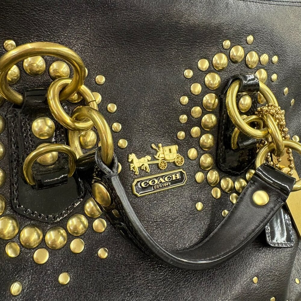 Coach Madison Sabrina Rivet Handbag - Picture 2 of 12